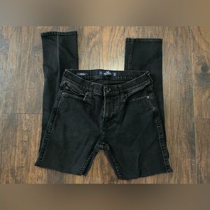 Hollister skinny fit advanced stretch jeans. Black 30W